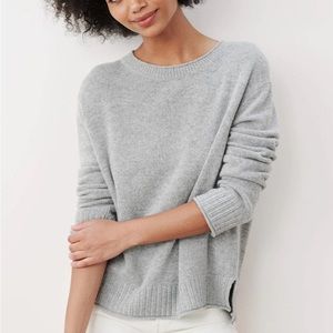 Jenni Kayne Gray Crew Neck Sweater